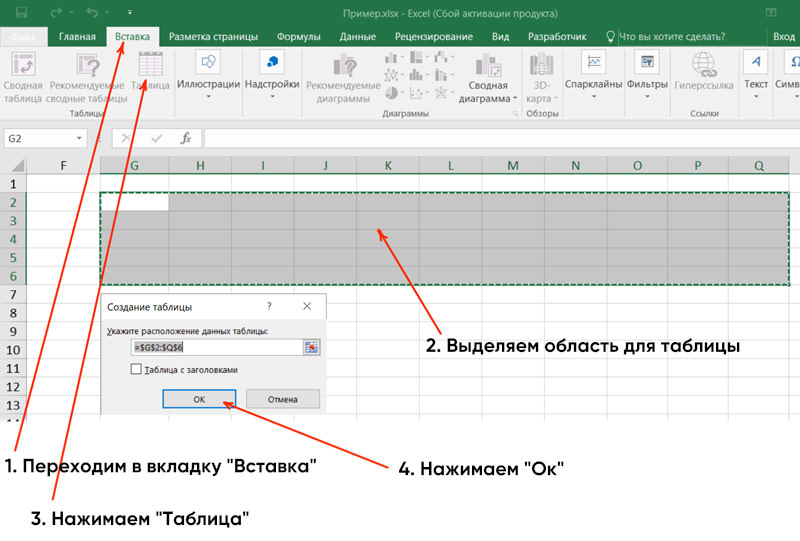 Умные Таблицы Excel – секреты эффективной работы. Как создать таблицу в Excel