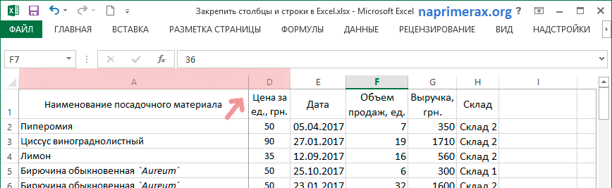 kak-zakrepit-neskolko-stolbcov-v-excel