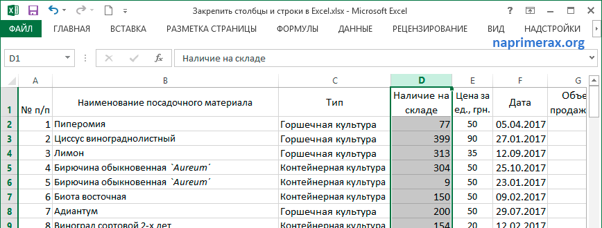 kak-zakrepit-neskolko-stolbcov-v-excel