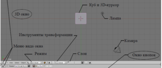 Интерфейс Blender