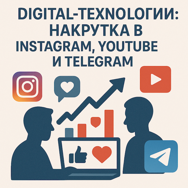 Digital-технологии: накрутка в Instagram*, YouTube и Telegram